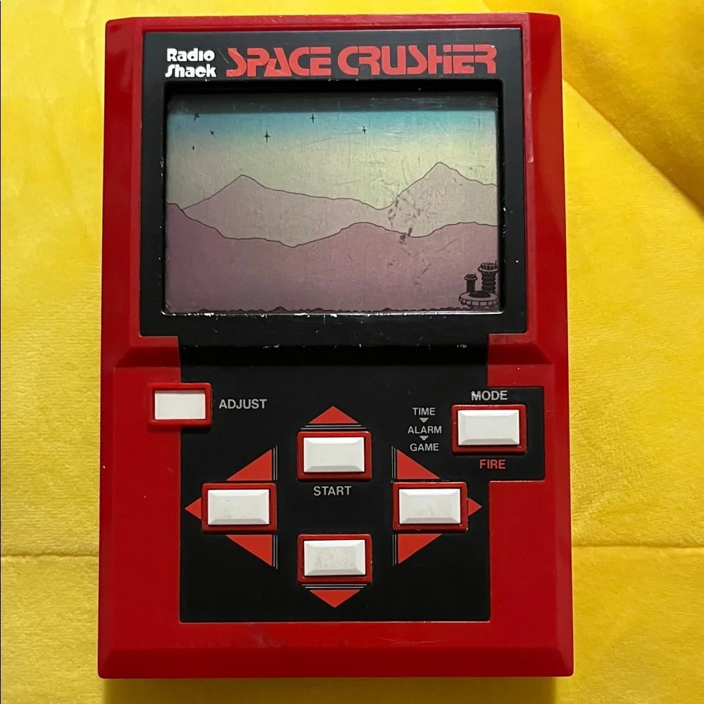 RadioShack Space Crusher Handheld Game Console - Red